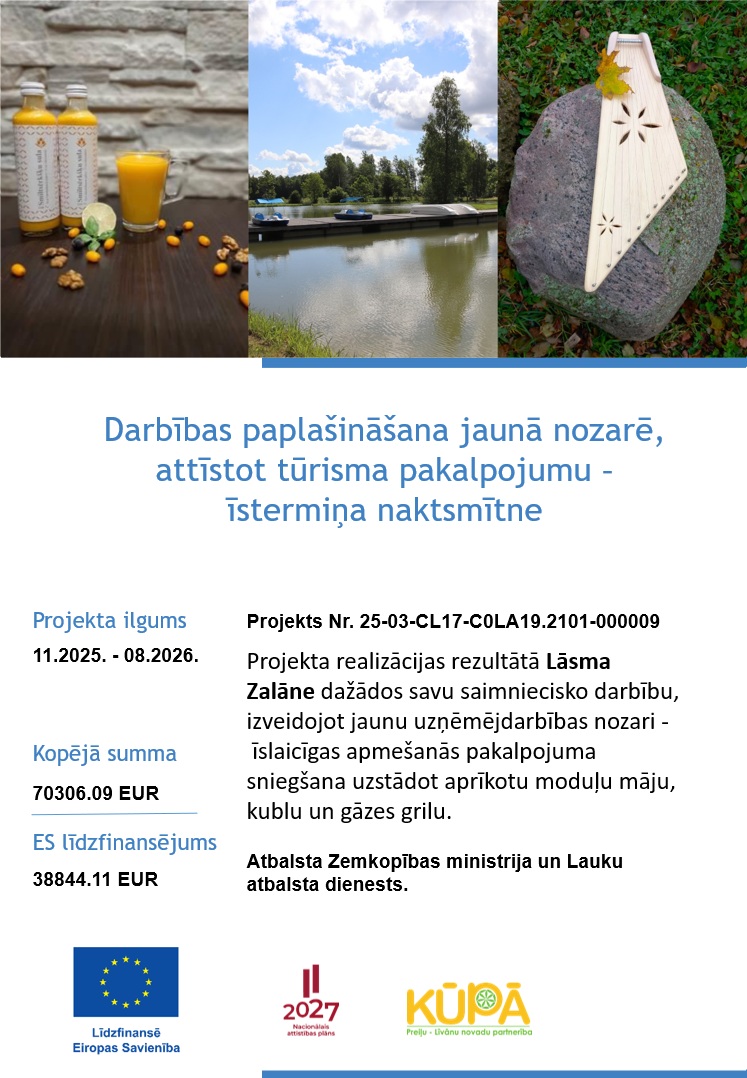 Projektu līdzfinansē